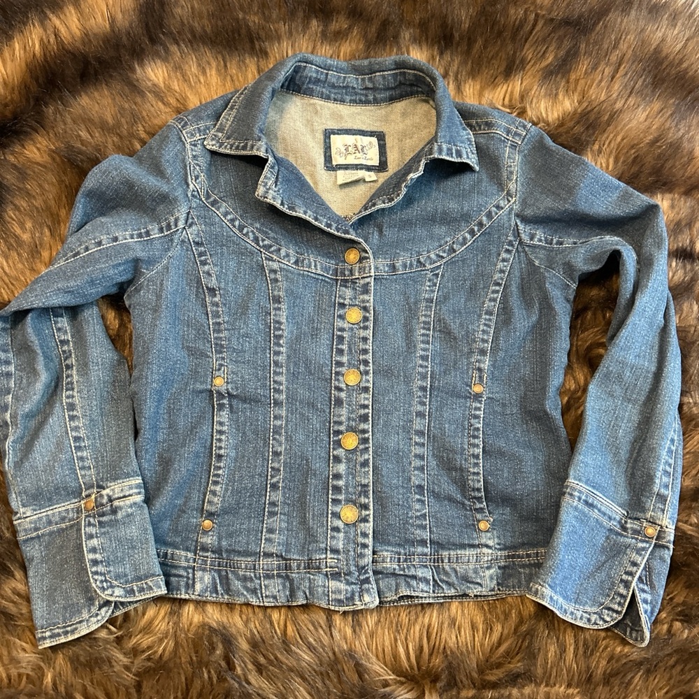 Live a Little Women's Blue Denim Jacket